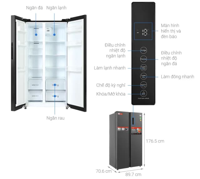 Top 1 so sánh giá Tủ lạnh Toshiba Inverter 240 lít GR-RT310WE-PMV(68) - Tìm sản phẩm giá rẻ nhất - Ảnh 45