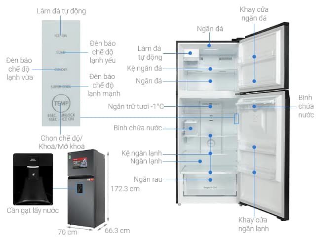 Top 1 so sánh giá Tủ lạnh Toshiba Inverter 240 lít GR-RT310WE-PMV(68) - Tìm sản phẩm giá rẻ nhất - Ảnh 86