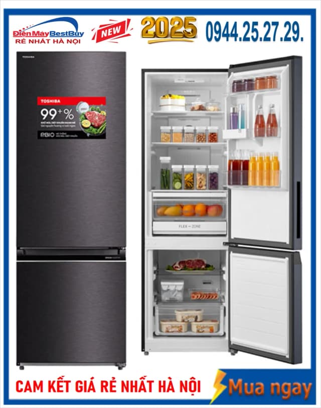 Top 1 so sánh giá Tủ lạnh Toshiba Inverter 271 lít GR-RT349WE-PMV(68) - Tìm sản phẩm giá rẻ nhất - Ảnh 14