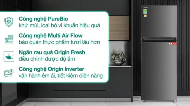 So sánh giá Tủ lạnh Toshiba Inverter 312 lít GR-RT416WE-PMV(58)-MM rẻ nhất? - Ảnh 6