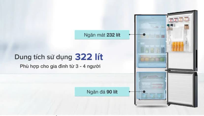 Tủ lạnh Toshiba Inverter 322 lít GR-RB405WE-PMV(06)-MG - Giá rẻ nhất hôm nay - Ảnh 18
