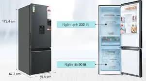 So sánh giá Tủ lạnh Toshiba Inverter 322 lít GR-RB405WE-PMV(06)-MG rẻ nhất? - Ảnh 6