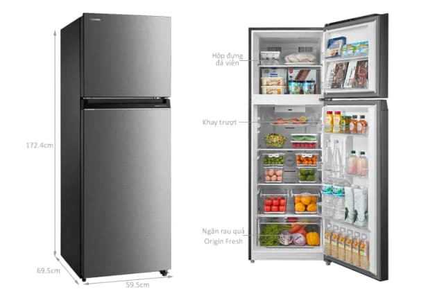 So sánh giá Tủ lạnh Toshiba Inverter 338 lít GR-RT468WE-PMV(58)-MM rẻ nhất? - Ảnh 10