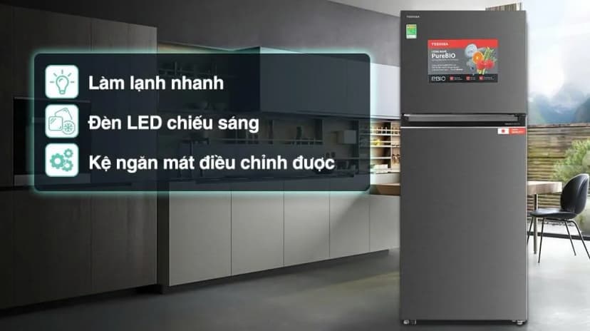 Tủ lạnh Toshiba Inverter 411 lít GR-RT559WE-PMV(58)-MM - Giá rẻ nhất hôm nay - Ảnh 19
