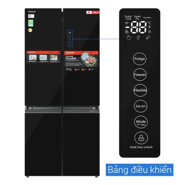 So sánh giá Tủ lạnh Toshiba Inverter 515 lít Multi Door GR-RF665WIA-PGV(22)-XK rẻ nhất? - Ảnh 13