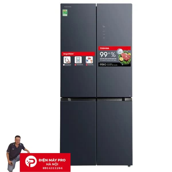 So sánh giá Tủ lạnh Toshiba Inverter 515 lít Multi Door GR-RF665WIA-PGV(22)-XK rẻ nhất? - Ảnh 8