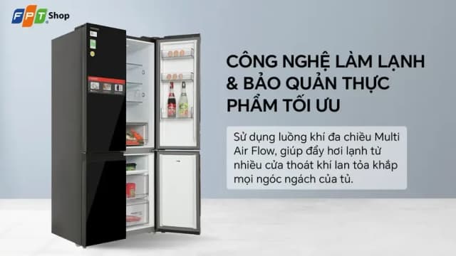 So sánh giá Tủ lạnh Toshiba Inverter 515 lít Multi Door GR-RF677WI-PGV(22)-XK rẻ nhất? - Ảnh 9