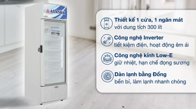 So sánh giá Tủ mát Alaska Inverter 300 lít LCI-300DX rẻ nhất? - Ảnh 4