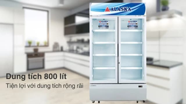So sánh giá Tủ mát Alaska Inverter 800 lít LCI-800DX rẻ nhất? - Ảnh 4