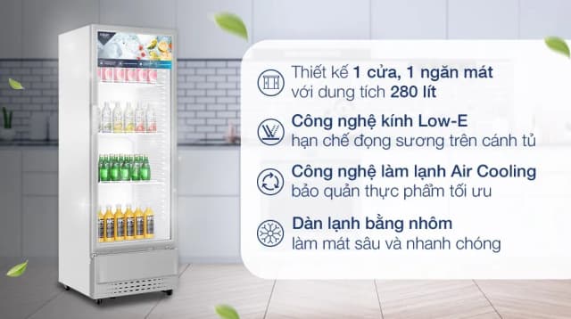 So sánh giá Tủ mát Aqua 280 Lít AQS-AF400N rẻ nhất? - Ảnh 8