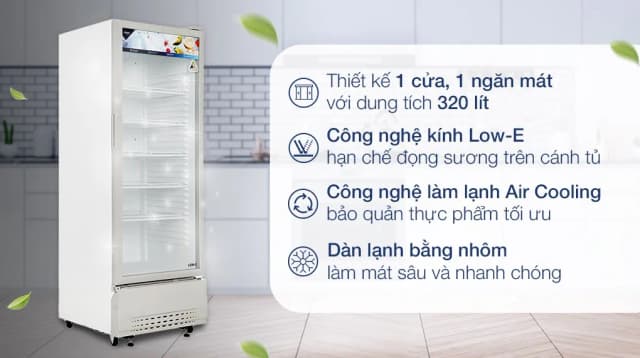 So sánh giá Tủ mát Aqua 320 Lít AQS-AF440N rẻ nhất? - Ảnh 4