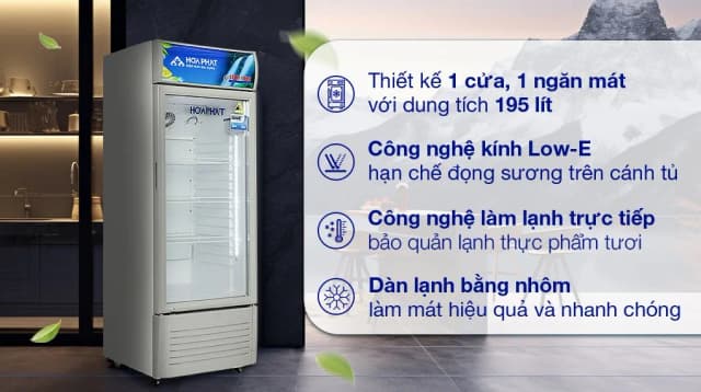 So sánh giá Tủ mát Hoà Phát 195 lít HSR S6195 rẻ nhất? - Ảnh 5