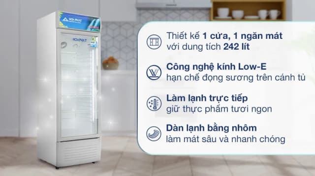 So sánh giá Tủ mát Hoà Phát 242 lít HSR S6242 rẻ nhất? - Ảnh 6