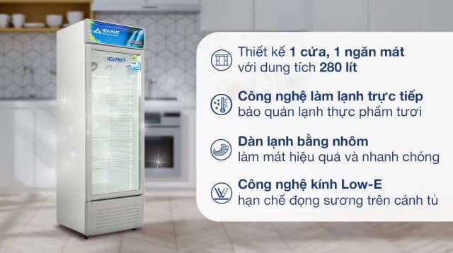 So sánh giá Tủ mát Hòa Phát 280 lít HSR S6280.Z rẻ nhất? - Ảnh 11