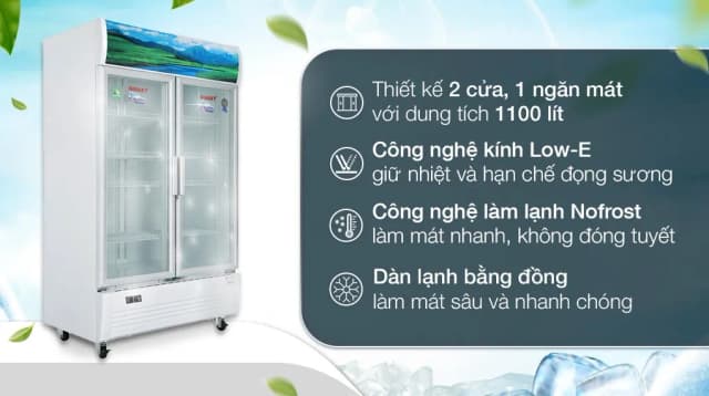 So sánh giá Tủ mát Sanaky 1100 lít VH-1209HP rẻ nhất? - Ảnh 5