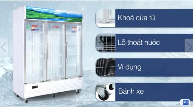 So sánh giá Tủ mát Sanaky 1400 lít TM.VH1520HP rẻ nhất? - Ảnh 11