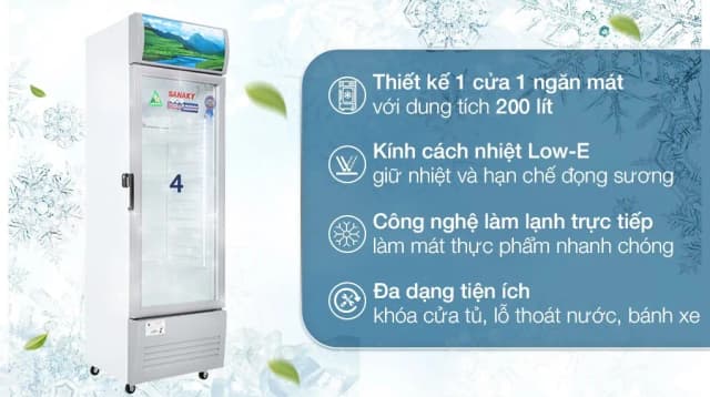 Top 1 so sánh giá Tủ mát Sanaky 200 lít TM.VH258KL - Tìm sản phẩm giá rẻ nhất - Ảnh 6