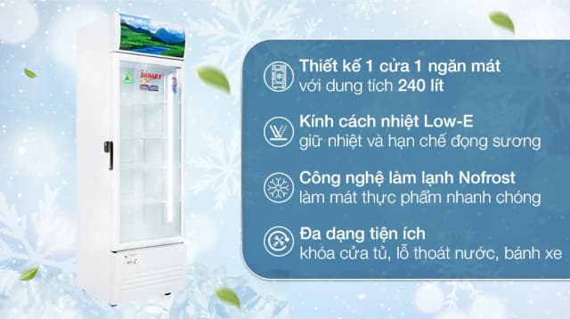 So sánh giá Tủ mát Sanaky 240 lít VH-2589K rẻ nhất? - Ảnh 15