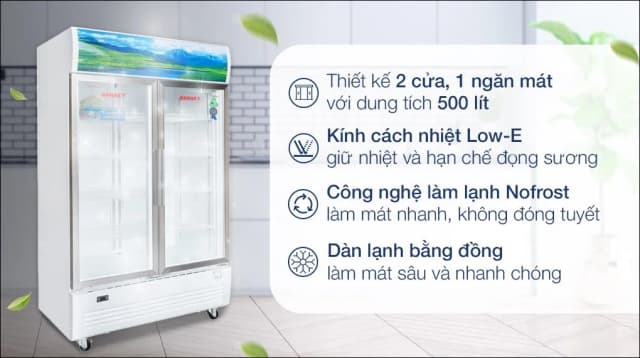So sánh giá Tủ mát Sanaky 500 lít VH-6009HP rẻ nhất? - Ảnh 3