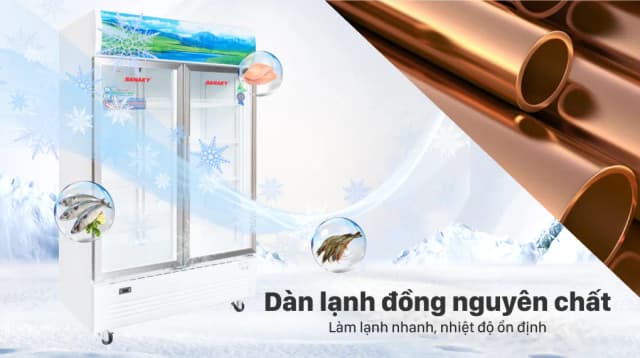 So sánh giá Tủ mát Sanaky Inverter 1100 lít TM.VH1209HP3 rẻ nhất? - Ảnh 20