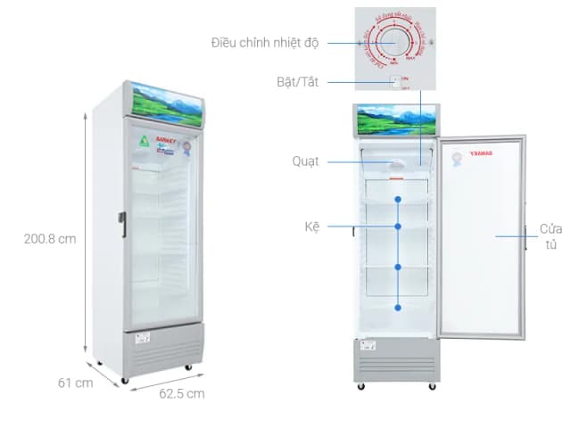 So sánh giá Tủ mát Sanaky Inverter 340 lít TM.VH408K3L rẻ nhất? - Ảnh 2