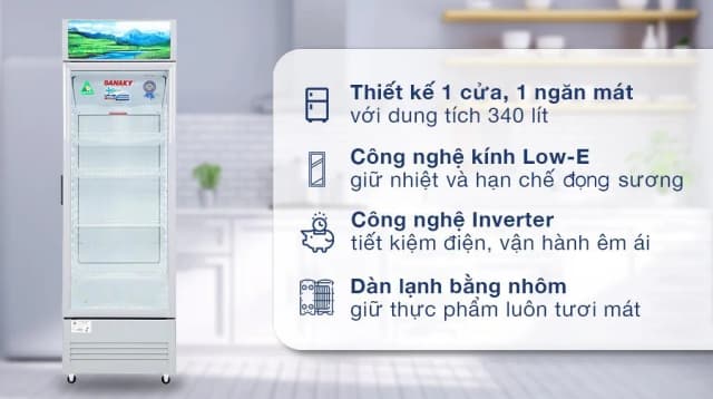 So sánh giá Tủ mát Sanaky Inverter 340 lít TM.VH408K3L rẻ nhất? - Ảnh 4