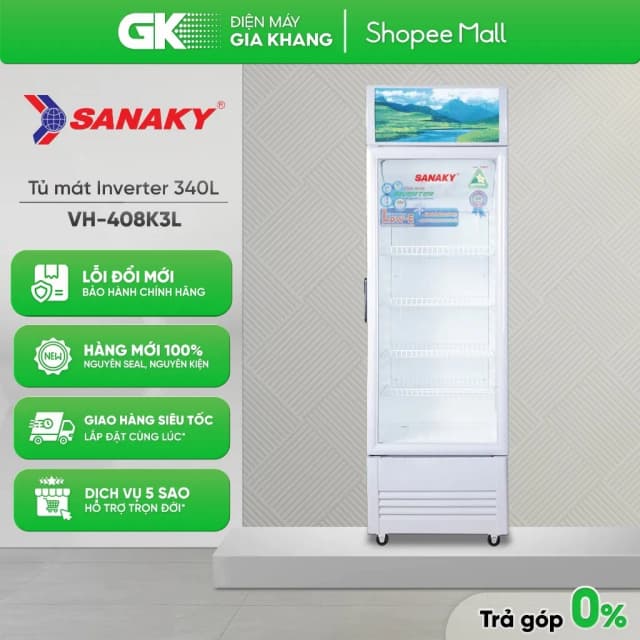 Top 1 so sánh giá Tủ mát Sanaky Inverter 340 Lít VH-408KL - Tìm sản phẩm giá rẻ nhất - Ảnh 8