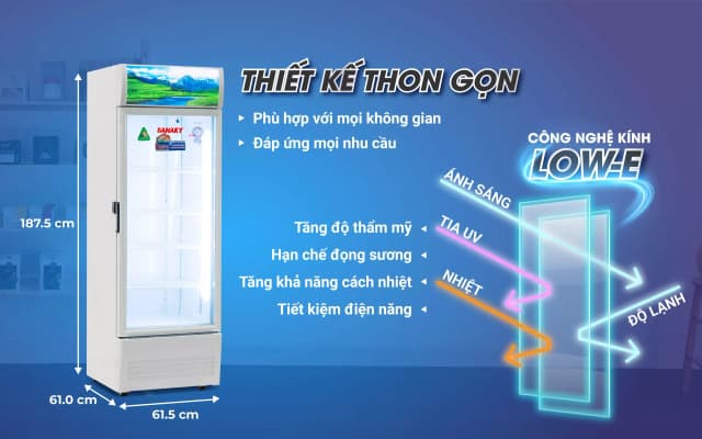 So sánh giá Tủ mát Sanaky Inverter 350 lít VH-3589K3 rẻ nhất? - Ảnh 8