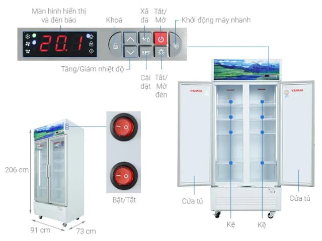 So sánh giá Tủ mát Sanaky Inverter 700 lít VH-8009HP3 rẻ nhất? - Ảnh 14