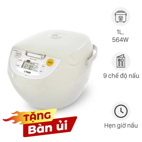 So sánh giá Nồi cơm điện tử Tiger 1 lít JBV-S10W rẻ nhất? - Ảnh 2