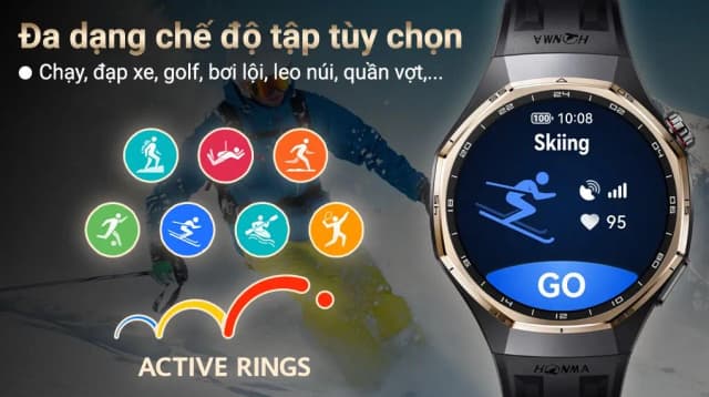 So sánh giá Huawei Watch GT 6 Pro Honma 46mm viền Titanium dây Fluor rẻ nhất? - Ảnh 6