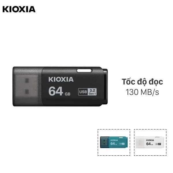 USB 3.2 64GB Kioxia U301 Gen 1 - Giá rẻ nhất hôm nay - Ảnh 1