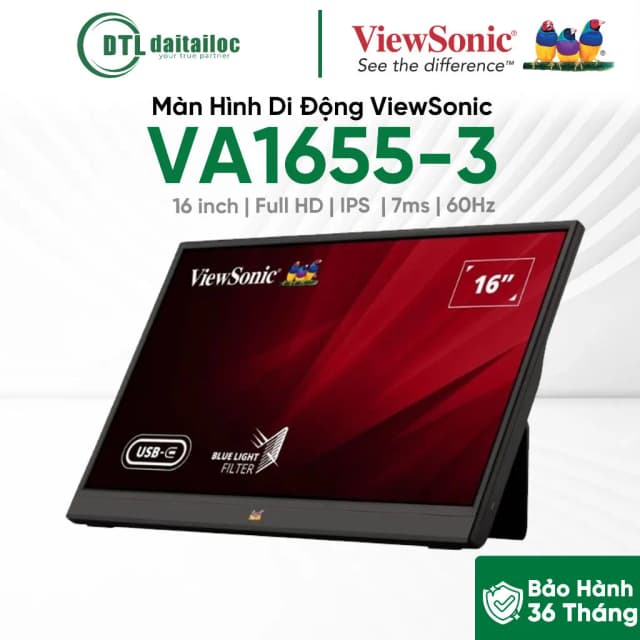 Top 1 so sánh giá Màn hình di động Viewsonic VA1650 (16 inch Full HD, IPS, 60Hz, 7ms) - Tìm sản phẩm giá rẻ nhất - Ảnh 10