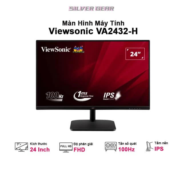 Top 1 so sánh giá Màn hình Viewsonic VA2432-H-2 (24 inch Full HD, IPS, 100Hz, 1ms) - Tìm sản phẩm giá rẻ nhất - Ảnh 4