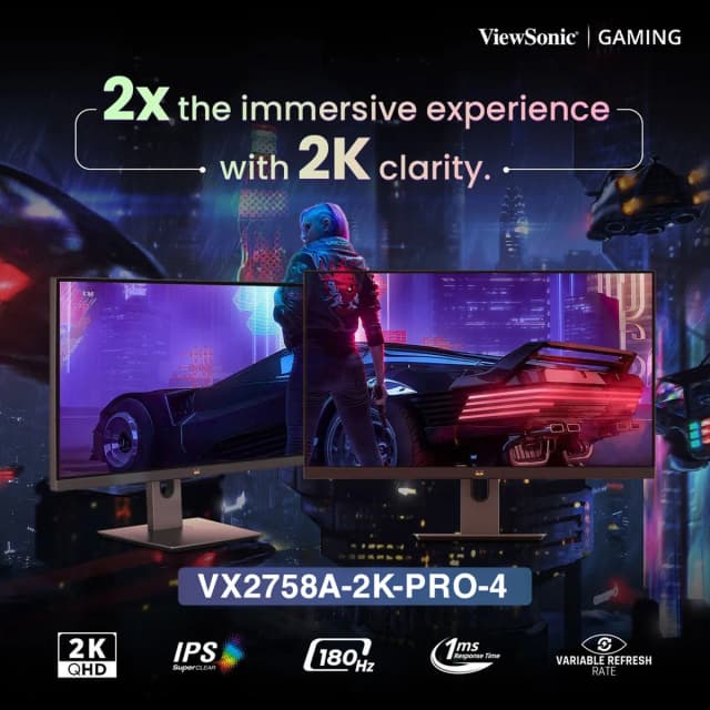 Top 1 so sánh giá Màn hình Gaming Viewsonic VX2758A-2K-PRO-4 27 inch 2K/IPS/180Hz/1ms - Tìm sản phẩm giá rẻ nhất - Ảnh 17