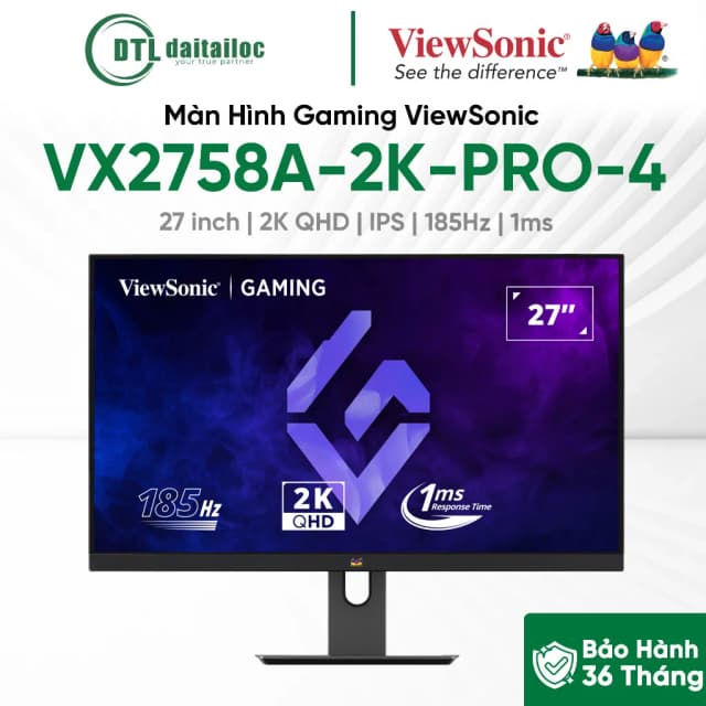 Top 1 so sánh giá Màn hình Gaming Viewsonic VX2758A-2K-PRO-4 27 inch 2K/IPS/180Hz/1ms - Tìm sản phẩm giá rẻ nhất - Ảnh 6