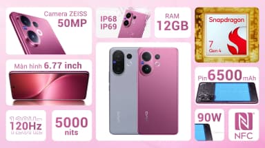 Điện thoại vivo V60 5G 12GB/512GB - 13