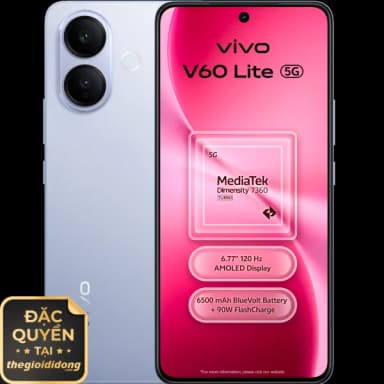 Điện thoại vivo V60 Lite 5G 12GB/512GB - 6