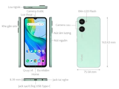 Điện thoại vivo Y03 4GB/128GB - 8