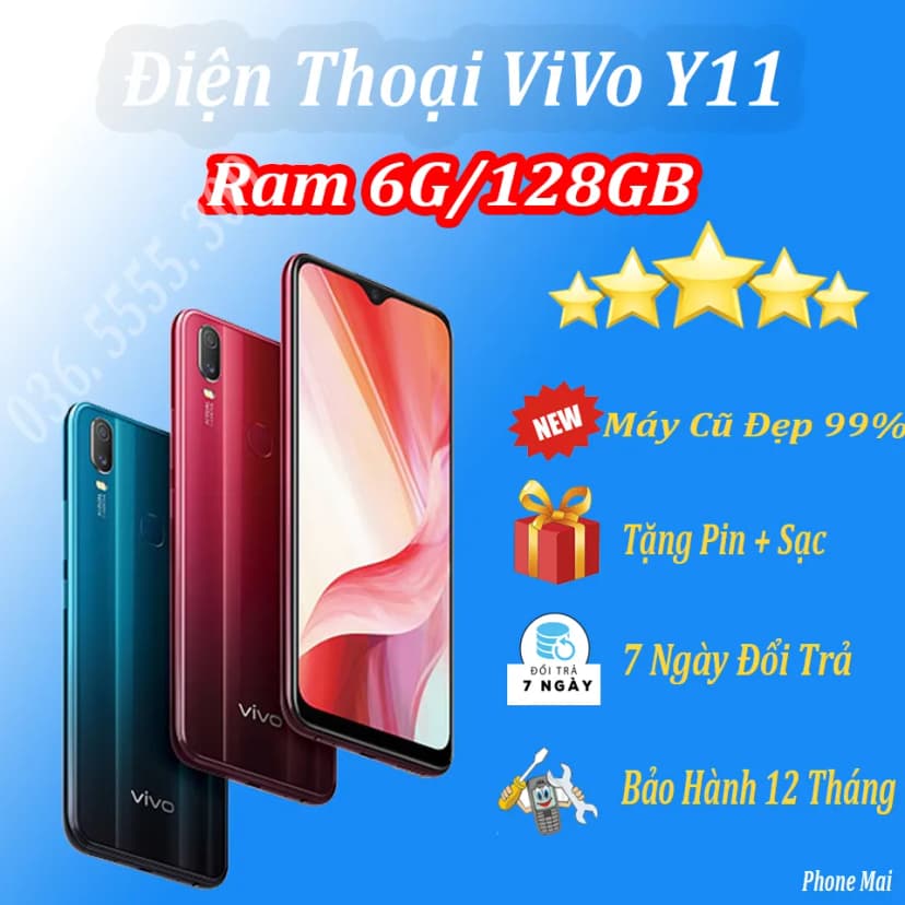 Điện thoại Vivo Y11d 6GB/128GB - Giá rẻ nhất hôm nay - Ảnh 4