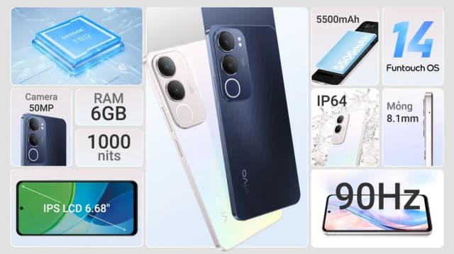 Điện thoại vivo Y19s 6GB/128GB - 7