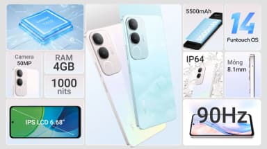 Điện thoại vivo Y19s Pro 4GB/128GB - 9