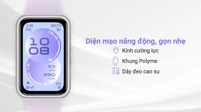 So sánh giá Vòng đeo tay thông minh Huawei Band 11 dây Fluor rẻ nhất? - Ảnh 6