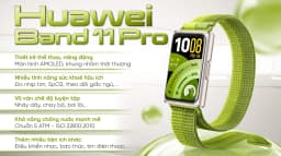 Vòng đeo tay thông minh Huawei Band 11 Pro dây nylon dệt