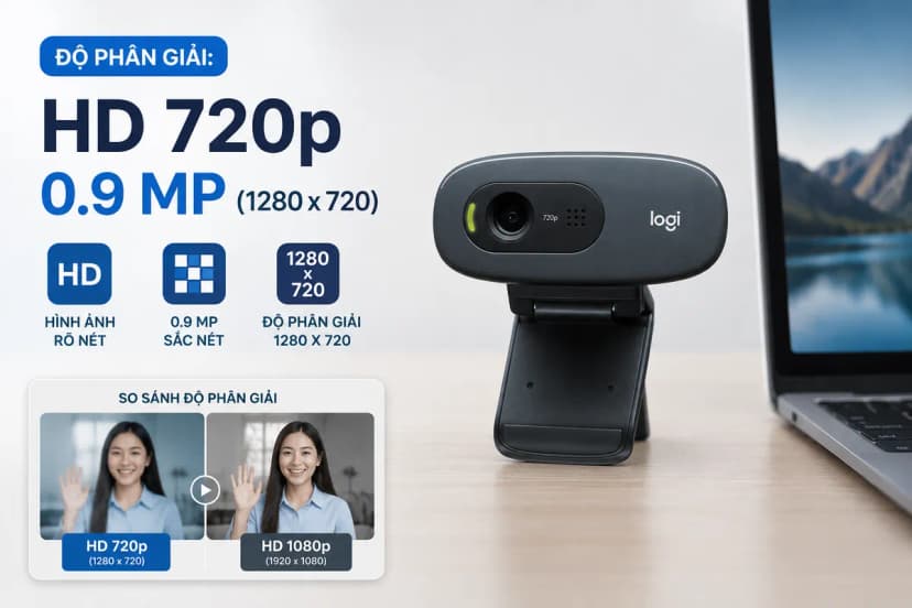 Webcam 1MP Logitech HD C270 - Giá rẻ nhất hôm nay - Ảnh 3