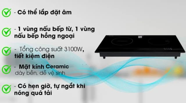 So sánh giá Bếp từ hồng ngoại âm Whirlpool ACH7327-BLV 3100W rẻ nhất? - Ảnh 15