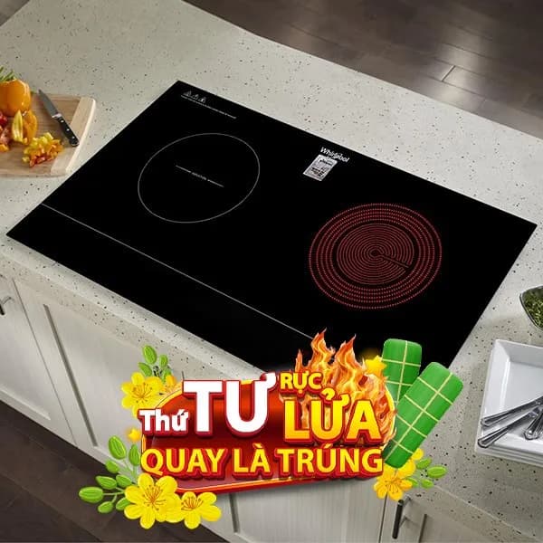 So sánh giá Bếp từ hồng ngoại âm Whirlpool ACH7327-BLV 3100W rẻ nhất? - Ảnh 3