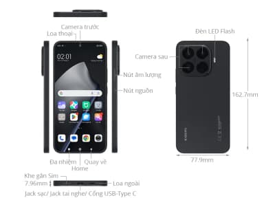 Điện thoại Xiaomi 15T Pro 5G 12GB/512GB Đen - 9