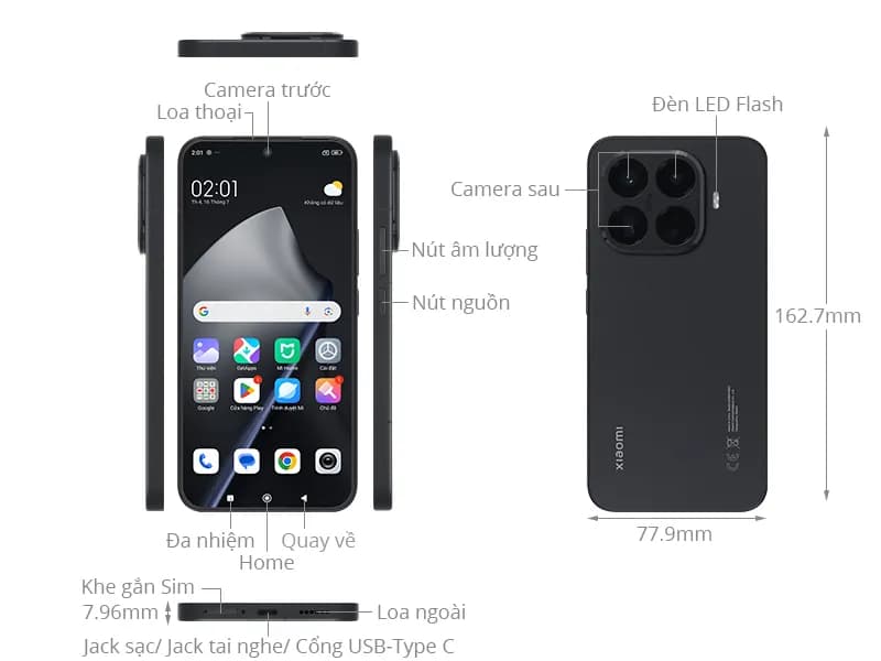 So sánh giá Điện thoại Xiaomi 15T Pro 5G 12GB/512GB Đen - Tìm sản phẩm giá rẻ nhất - Ảnh 9