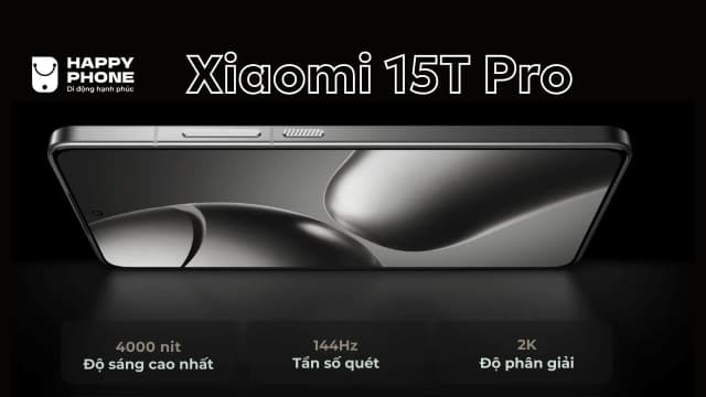 Điện thoại Xiaomi 15T Pro 5G 12GB/512GB Đen - Ảnh 1